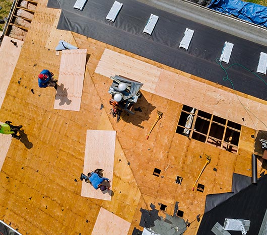 commercial roofing apartment complex